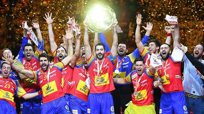 Telediario 1 - España rompe el maleficio y se proclama campeona de Europa de balonmano