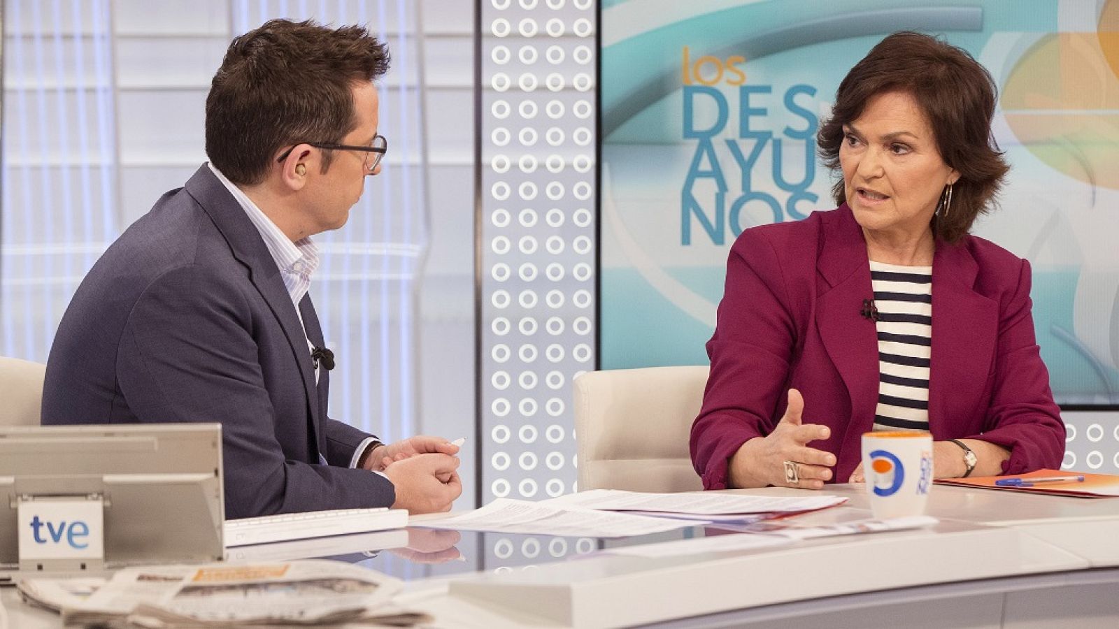 Los desayunos de TVE - Carmen Calvo, secretaria de Igualdad del PSOE - ver ahora