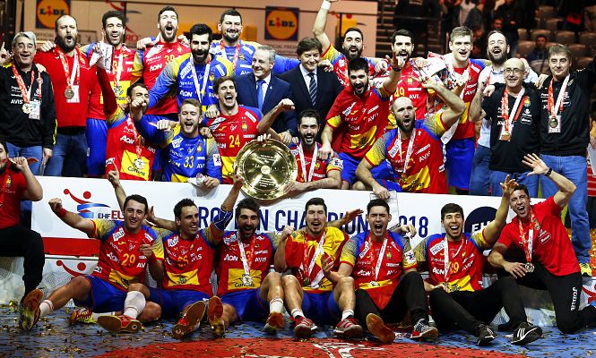 Telediario 1 - Los 'Hispanos' conquistan su primer europeo tras vencer a Suecia