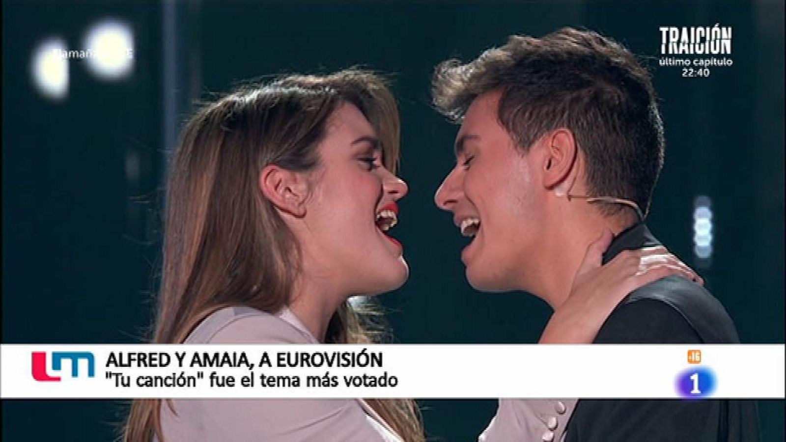 Alfred y Amaia, a Eurovisión