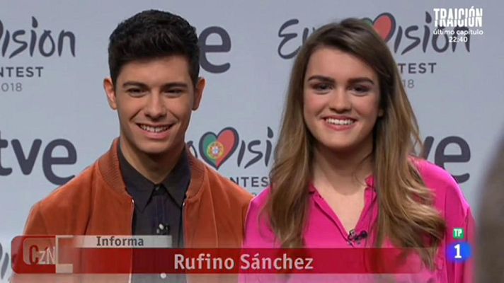 Eurovisión - Las primeras palabras de Alfred y Amaia