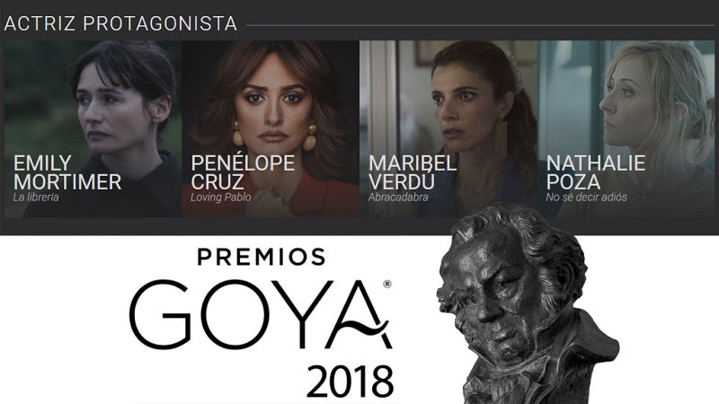De película - ¿Qué actriz protagonista se llevará el Goya?