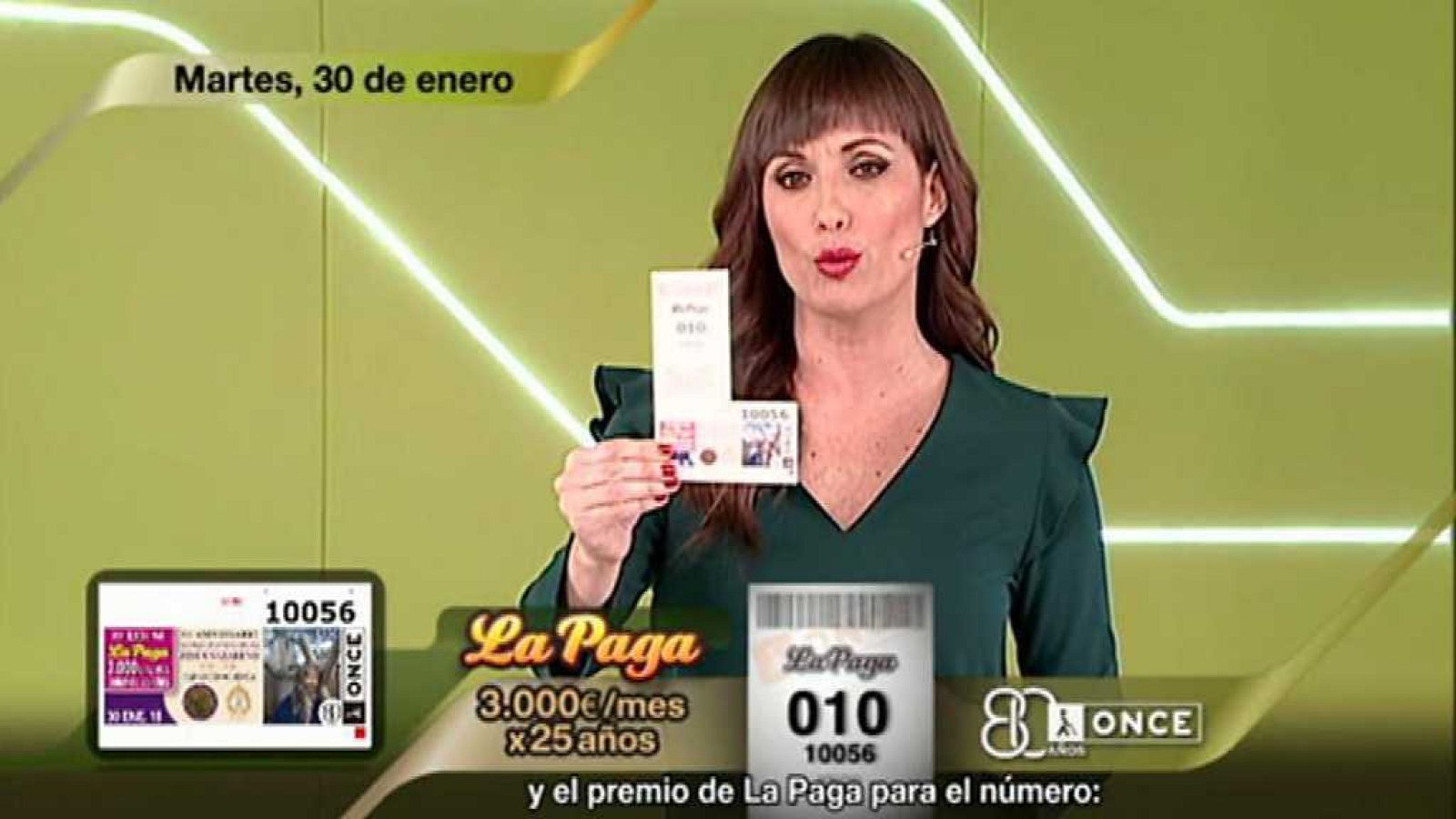 Sorteo ONCE - 30/01/18 - ver ahora