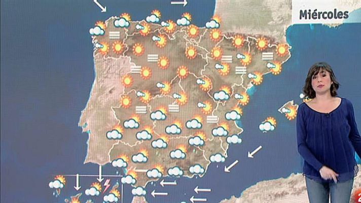 El tiempo - Este miércoles, precipitaciones intensas en el área del Estrecho y Canarias
