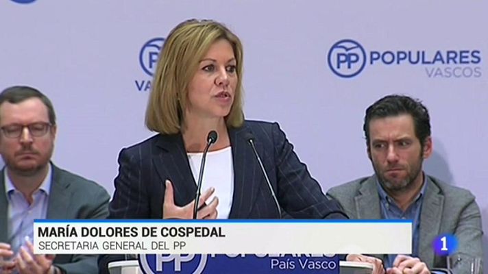 Telediario 1 - Cospedal ha destacado que el pueblo español ha derrotado a ETA
