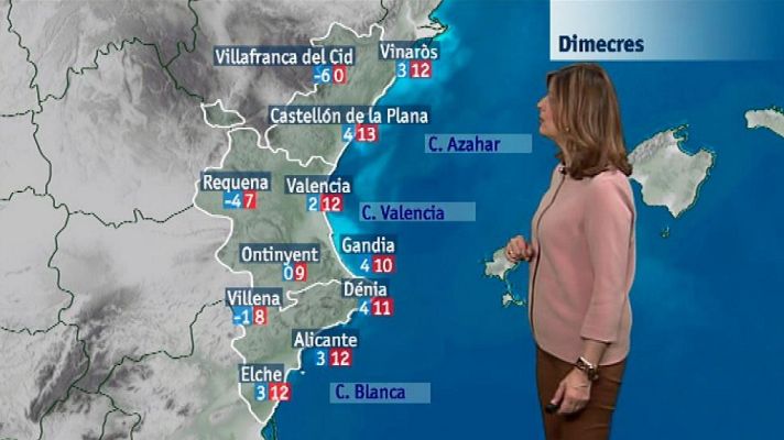 L'informatiu - Comunitat Valenciana - El tiempo en la Comunidad Valenciana - 06/02/18