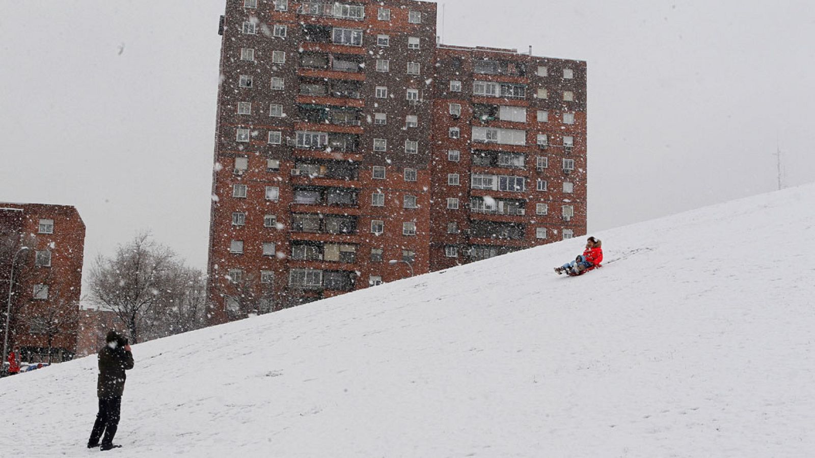 Nevadas en amplias zonas del norte y nordeste de la Península