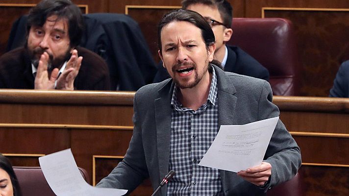 Informativo 24h - Iglesias echa en cara a Rajoy la corrupción en el PP y éste lo compara con Torquemada