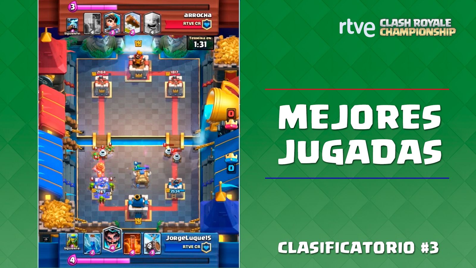 RTVE Clash Royale Championship. Clasificatorio #3 - Las mejores jugadas