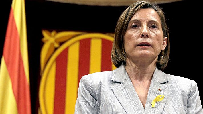 Telediario 1 - Forcadell afirmó ante el juez que no proclamó la DUI