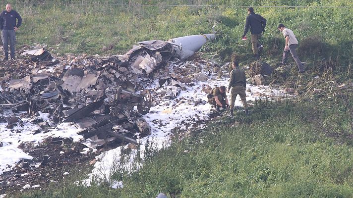  - Siria derriba a un cazabombardero F-16 israelí