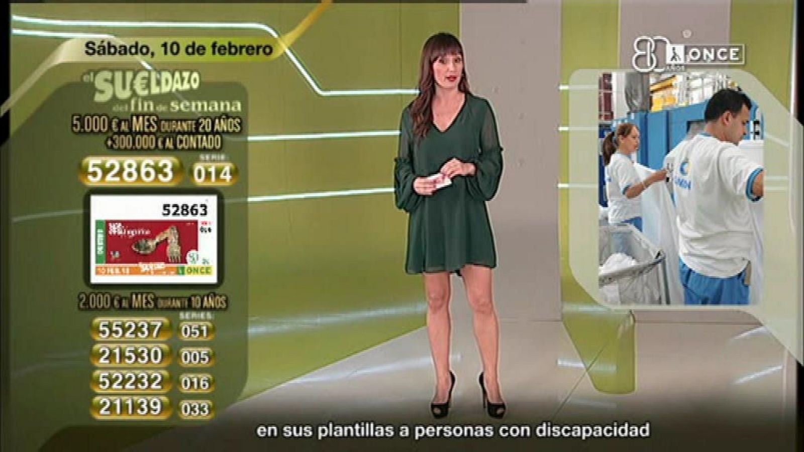 Sorteo ONCE - 10/02/18 - ver ahora