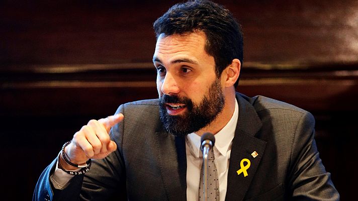 Telediario 1 - Torrent aviva la tensión al no tramitar la reforma de la ley de Presidencia propuesta por JxCat