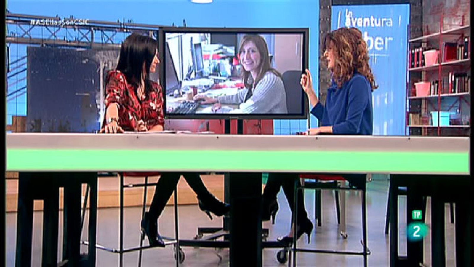 La Aventura del Saber. TVE. Campaña #ELLASsonCSIC. Ainhoa Goñi