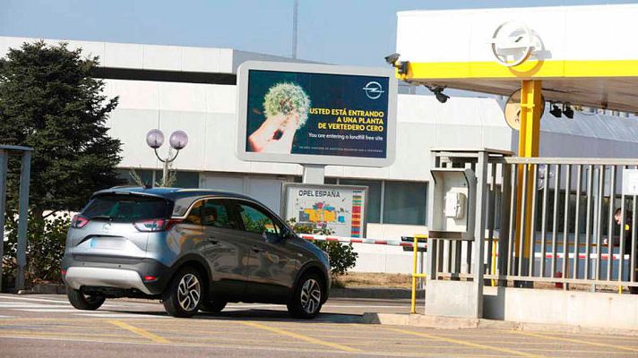 Telediario 1 - Figueruelas se queda con el Corsa en exclusiva y fabricará un modelo 100% eléctrico a partir de 2019