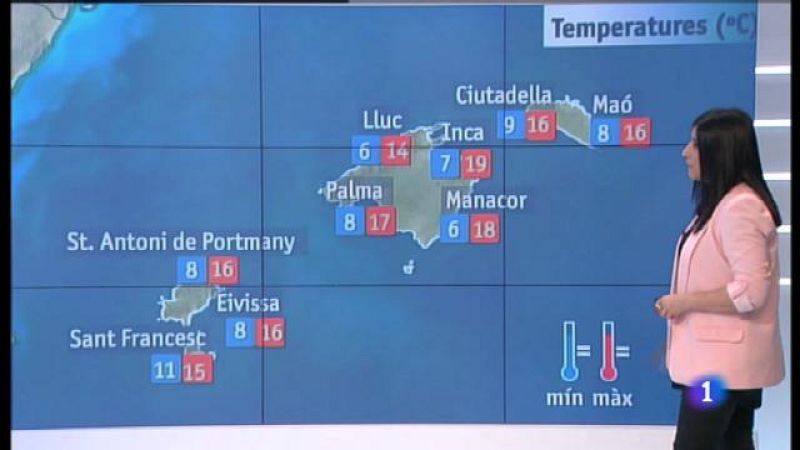 El temps a les Illes Balears - 15/02/18