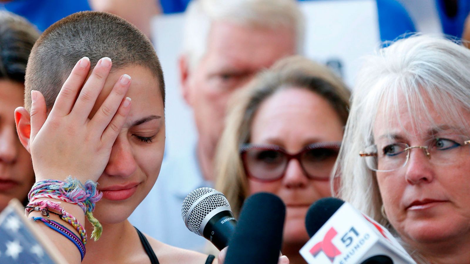 Emma González, estudiante de la secundaria Marjory Stoneman Douglas. | Ver