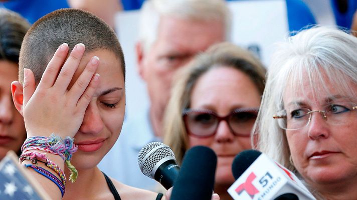  - Emma González, estudiante de la secundaria Marjory Stoneman Douglas.
