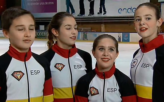 Telediario 1 - La difícil tarea del patinaje sobre hielo en España