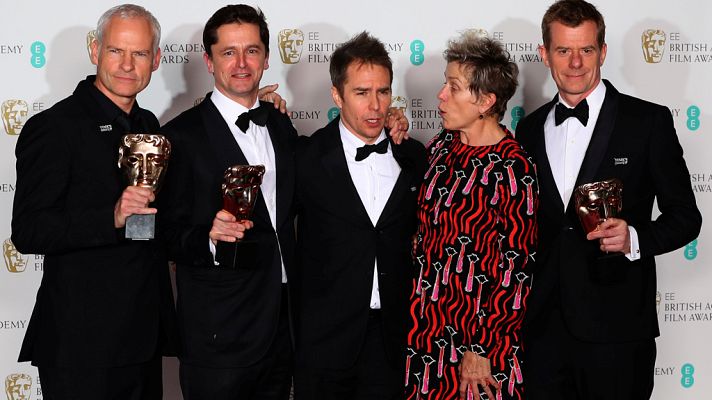 Telediario 1 - 'Tres anuncios en las afueras' se lleva los Bafta a mejor película y a mejor película británica