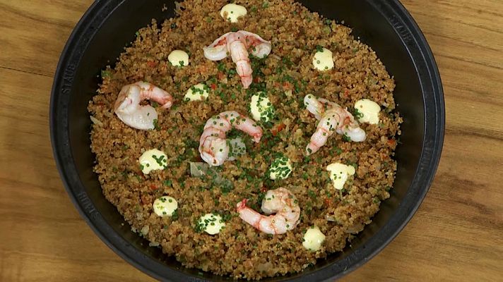RTVE Cocina - Cuscús de gambas (cusdeuá)