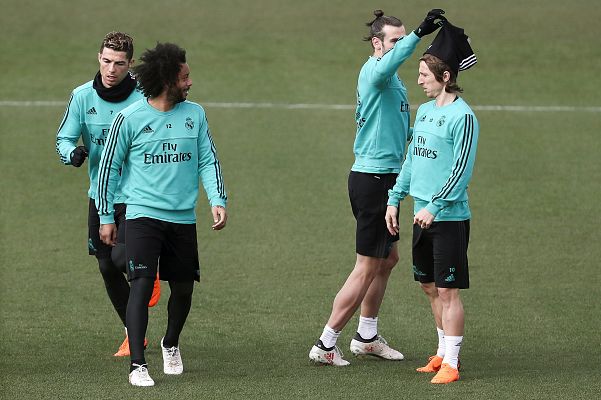 Telediario 1 - Modric y Marcelo son duda para el partido ante el PSG