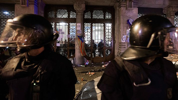 Telediario 1 - El juez Llarena investiga 47 comunicaciones entre Jordi Sánchez y Trapero