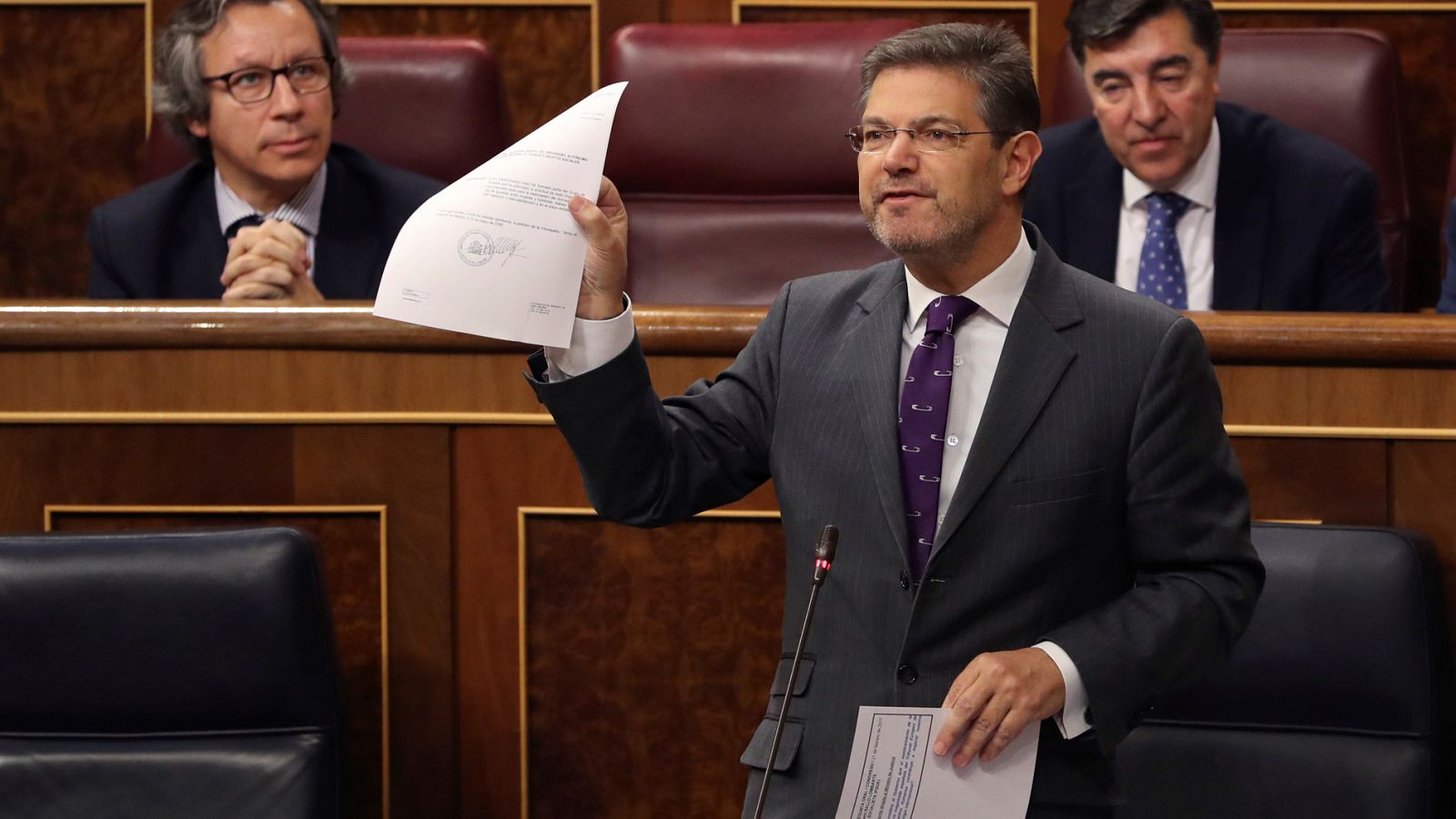 Catalá apunta a que las críticas a la juez Elósegui son por ser mujer y católica