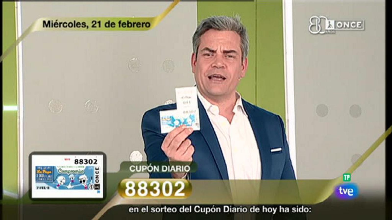 Sorteo ONCE - 21/02/18 - ver ahora