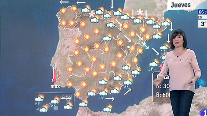 El tiempo - Este jueves, temperaturas muy bajas en Cantabria, Pirineos y Sistema Central