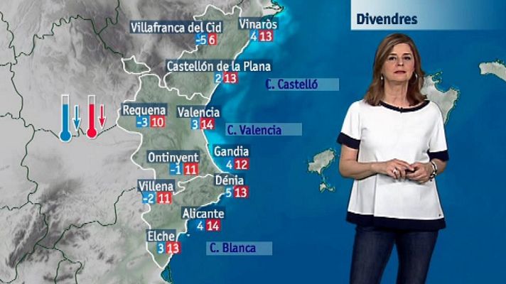 L'informatiu - Comunitat Valenciana - El tiempo en la Comunidad Valenciana - 22/02/18