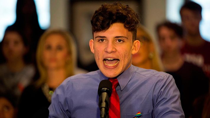  - Alfonso Calderón, la cara de los supervivientes de Florida: "Vamos a luchar por el control de las armas hasta el final"