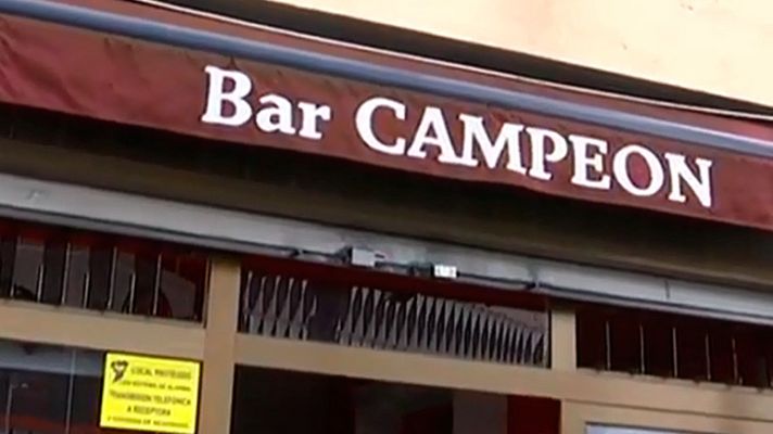 Telediario 1 - Los comerciantes de San Mamés, con el miedo en el cuerpo