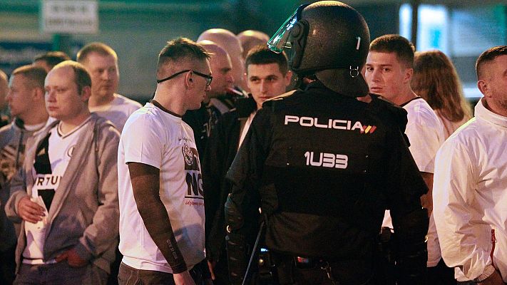 Telediario 1 - La violencia ultra y su huella en España la temporada pasada