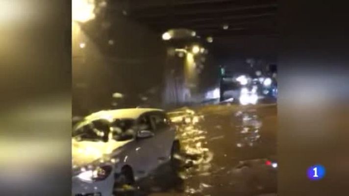 Telediario 1 - Jornada de tregua después de fuertes precipitaciones en Canarias