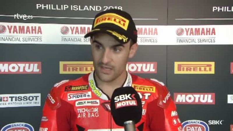 WorldSBK 2018. Xavi Fors: "Ha sido una carrera complicada y divertida" | Ver