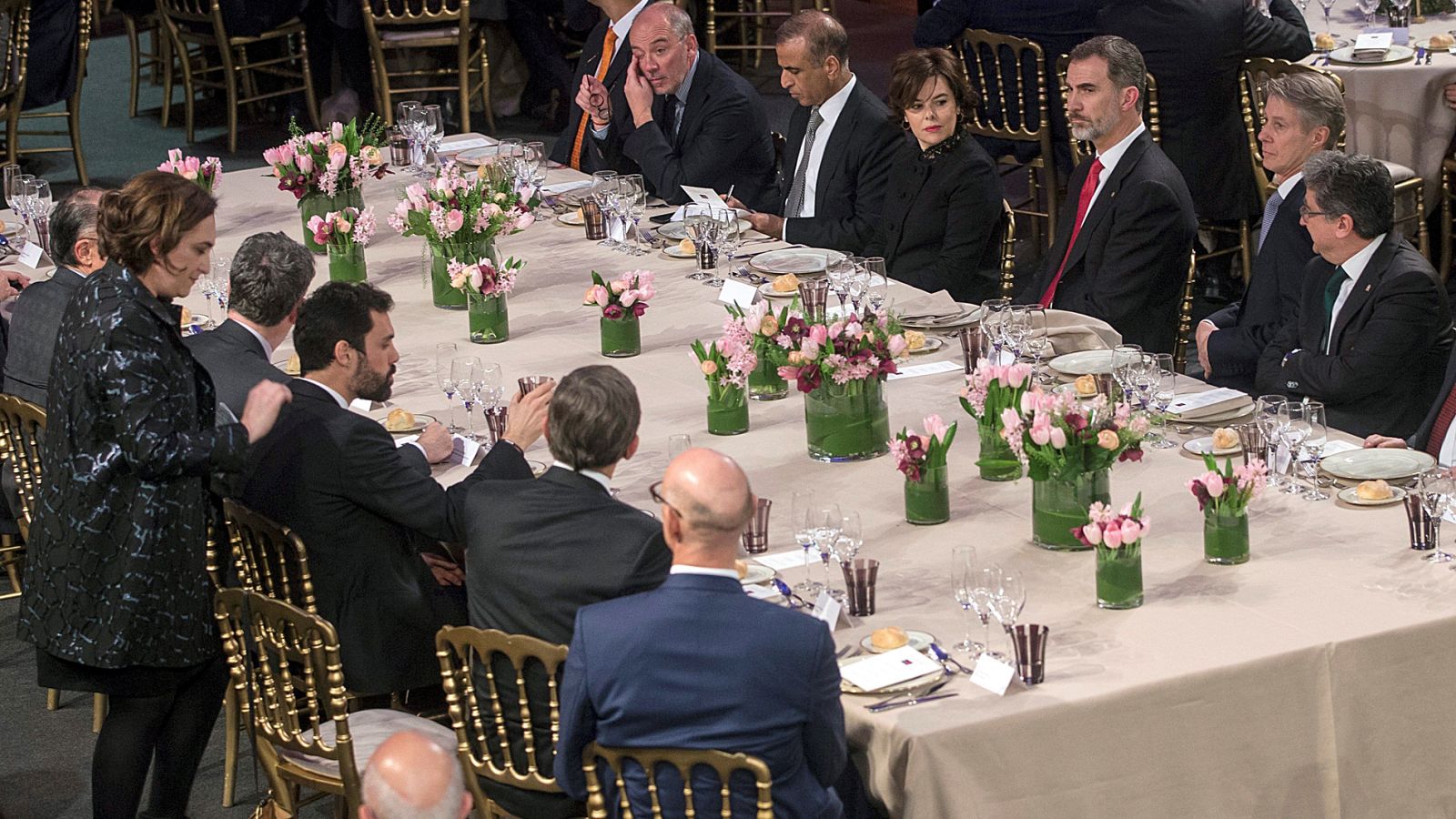 El rey llama a la cooperación para conservar el éxito del Mobile World Congress en Barcelona