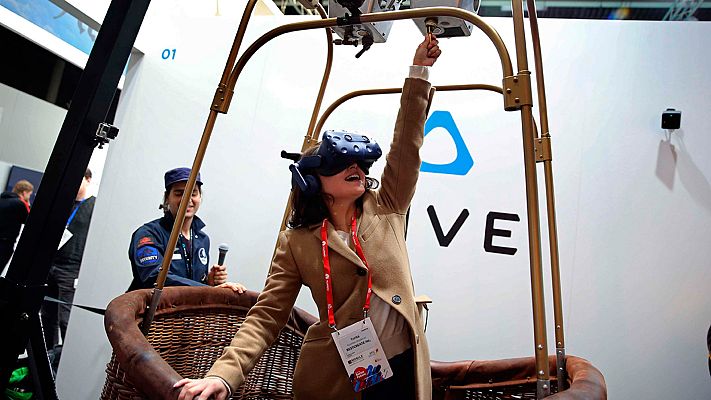Telediario 1 - Mobile World Congress 2018: Realidad virtual y salud, tándem perfecto