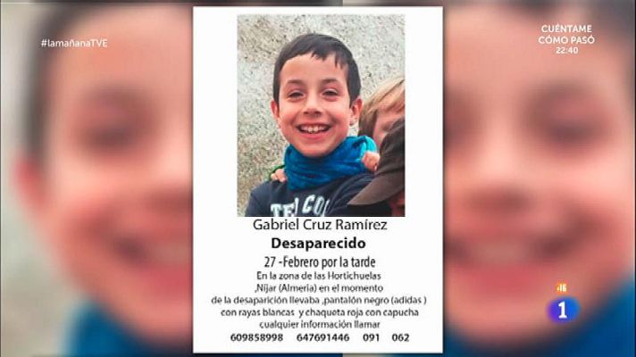 La mañana - Gabriel, de 8 años, desaparecido en Níjar (Almería)