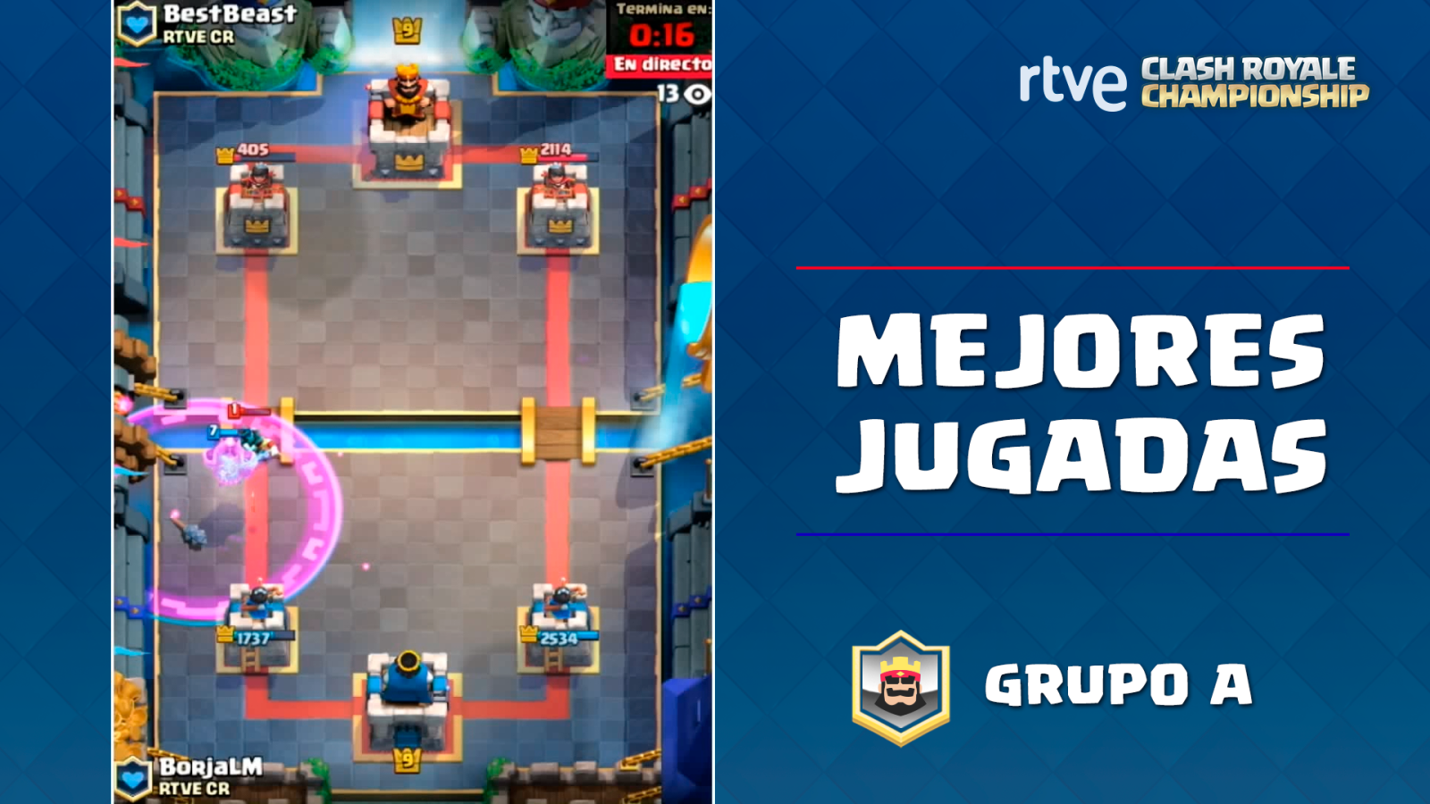 RTVE Clash Royale Championship. Grupo A - Las mejores jugadas