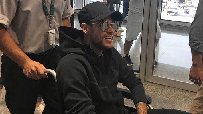 Telediario 1 - Neymar estará de baja "entre dos meses y medio y tres meses"