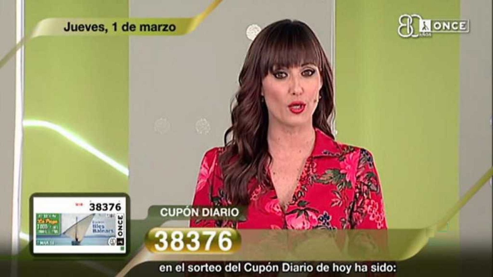 Sorteo ONCE - 01/03/18 - ver ahora