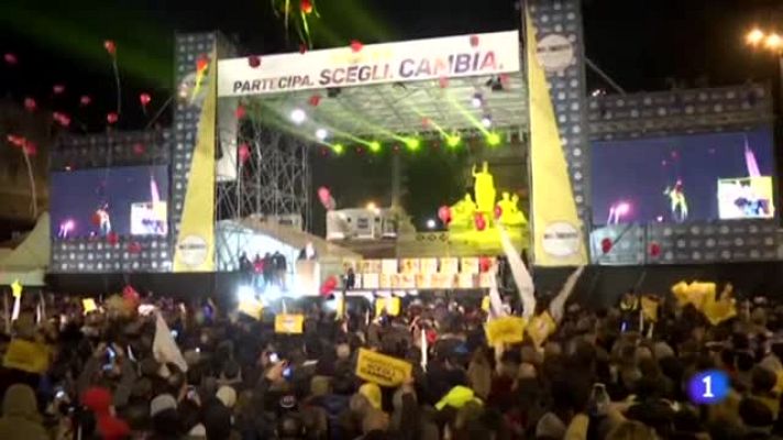 Telediario 1 - Jornada de reflexión en Italia ante las elecciones parlamentarias