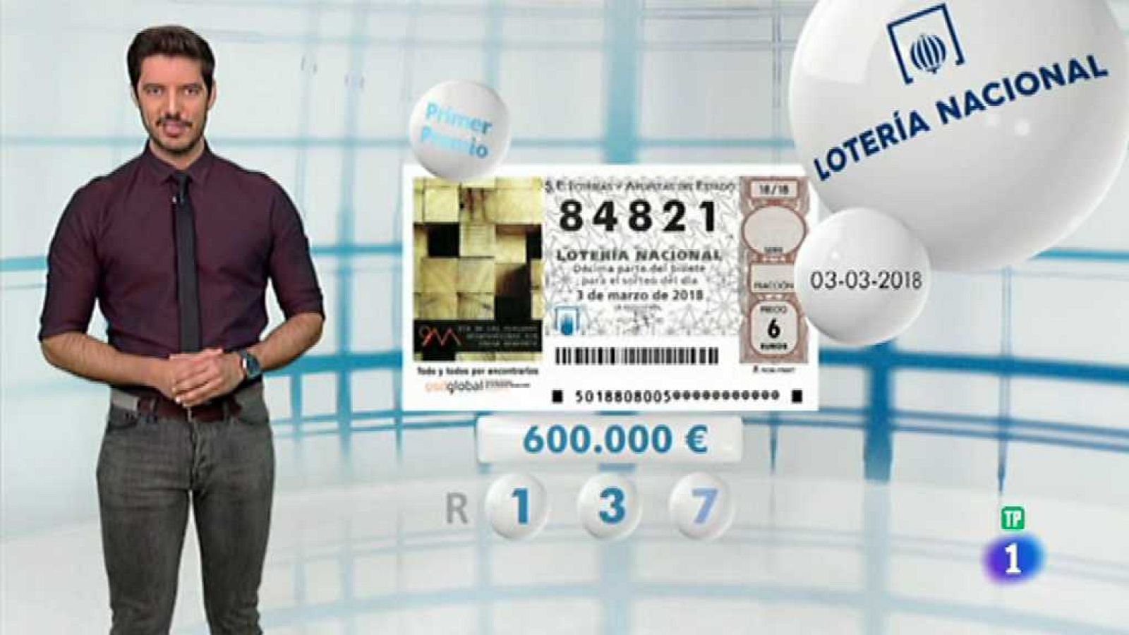 Lotería Nacional - 03/03/18 - ver ahora