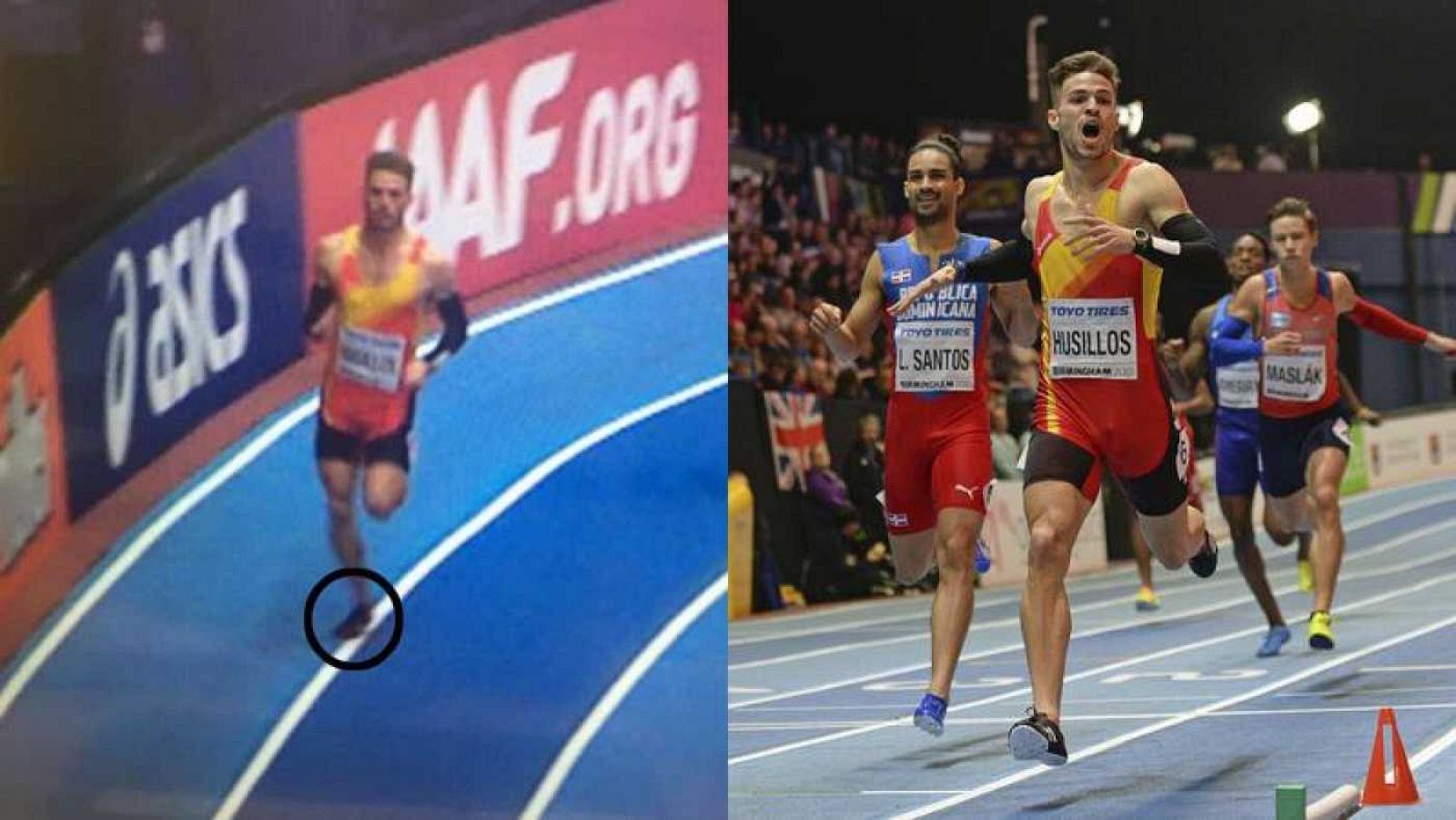 Husillos: "Es una descalificación clara, el reglamento es así"