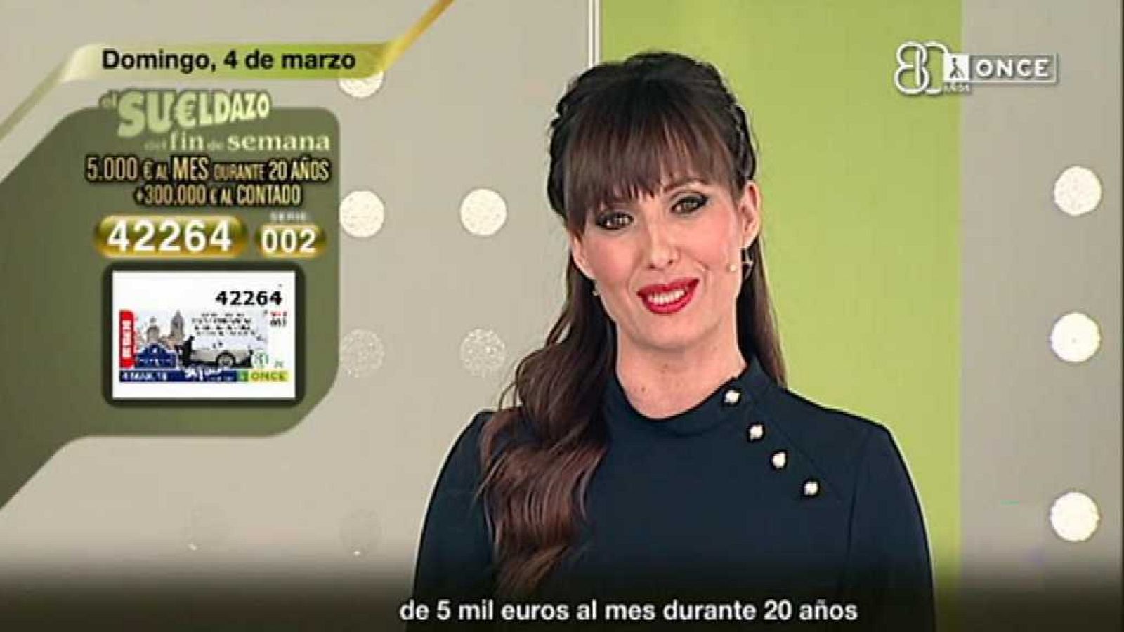 Sorteo ONCE - 04/03/18 - ver ahora