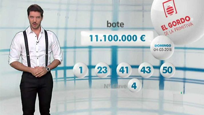 Loterías - El Gordo de la Primitiva - 04/03/18