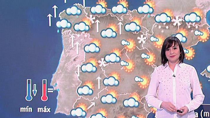 El tiempo - Lluvia persistente en Andalucía, Galicia y el centro peninsular