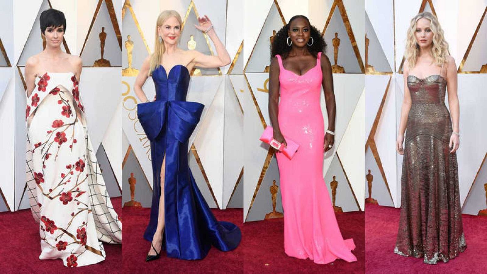 Adi�s al negro: el color vuelve a la alfombra roja de los Oscar