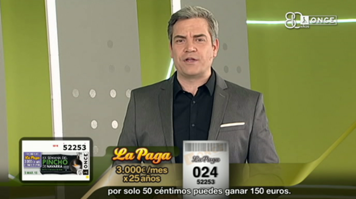 Sorteos ONCE - Sorteo ONCE - 05/03/18